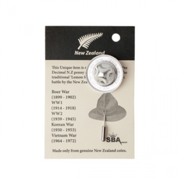 NZ Penny Slouch Hat Lapel Pin from $7.00